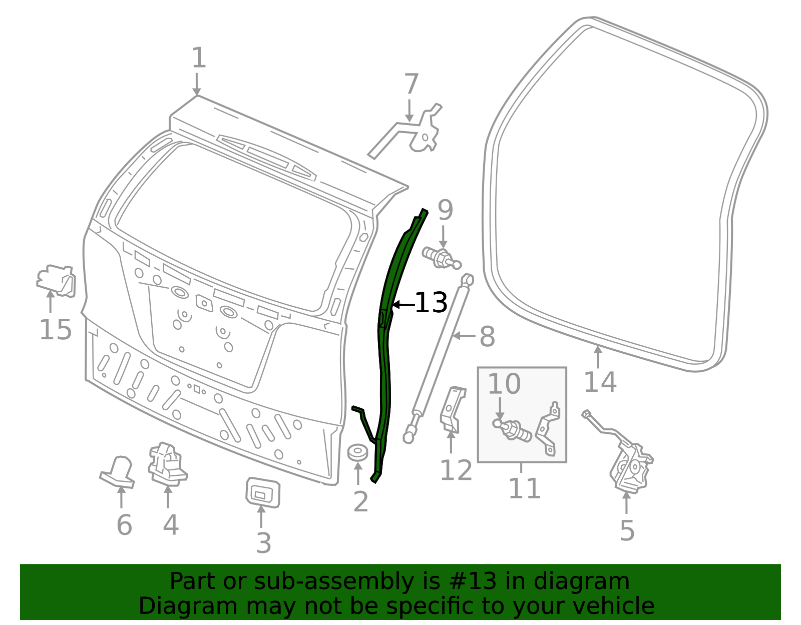 74954-T1G-E01 - Lift-Gate Object Sensor 2015-2016 Honda CR-V | Honda ...