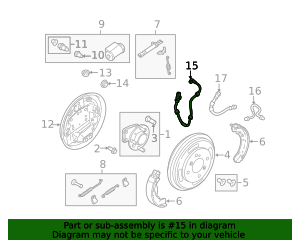 2011-2019 Ford Fiesta | Motorcraft™ ABS Sensor | BRAB-432 | Walls' Ford ...