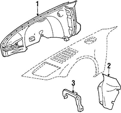 Structural Components & Rails for 1988 Porsche 911 #1