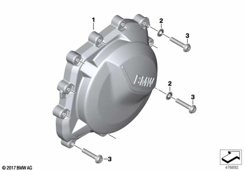 Housing Cover for 2024 BMW-Motorrad F 900 GS SF #1