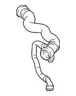 17128602729 - Cooling System: Upper Hose for BMW Image