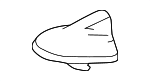 22282705280033 - Electrical: Antenna Cover for Mercedes-Benz Image