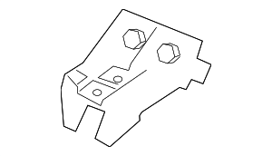 4KE971845K - : Drive Motor Battery Pack Charging Port Assembly Bracket for Audi Image