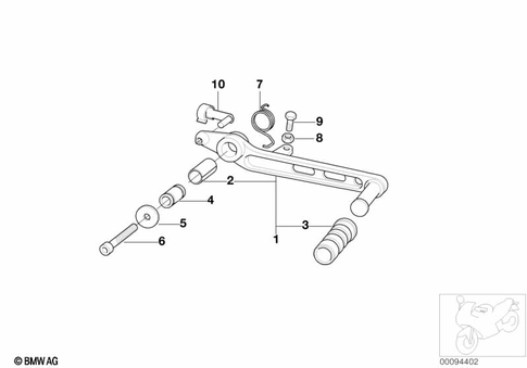 Brake Pedal, Connection Linkage for 2002 BMW-Motorrad R 1150 RS #0