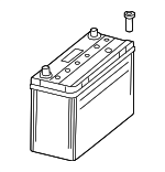31500SR1100M - Electrical: Battery for Honda: Accord, Civic, Civic del Sol, Clarity, CR-V, Crosstour, Element, HR-V Image