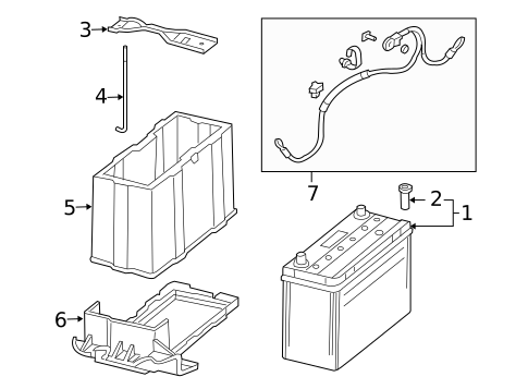 Battery for 2003 Honda Civic #2