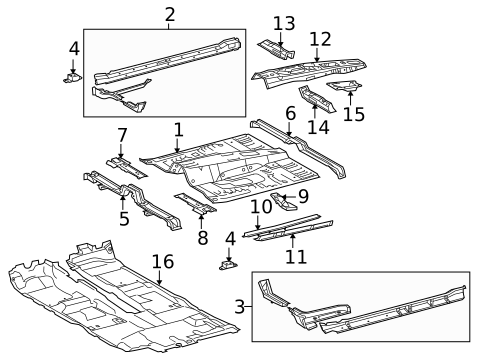 Floor for 2024 Toyota 4Runner #0