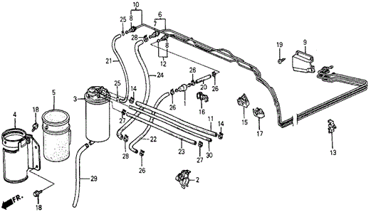 Canister for 1985 Honda Civic #0