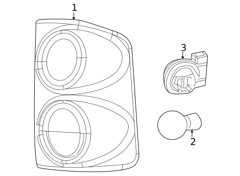 Lighting - Exterior for 2011 Ram Dakota #0