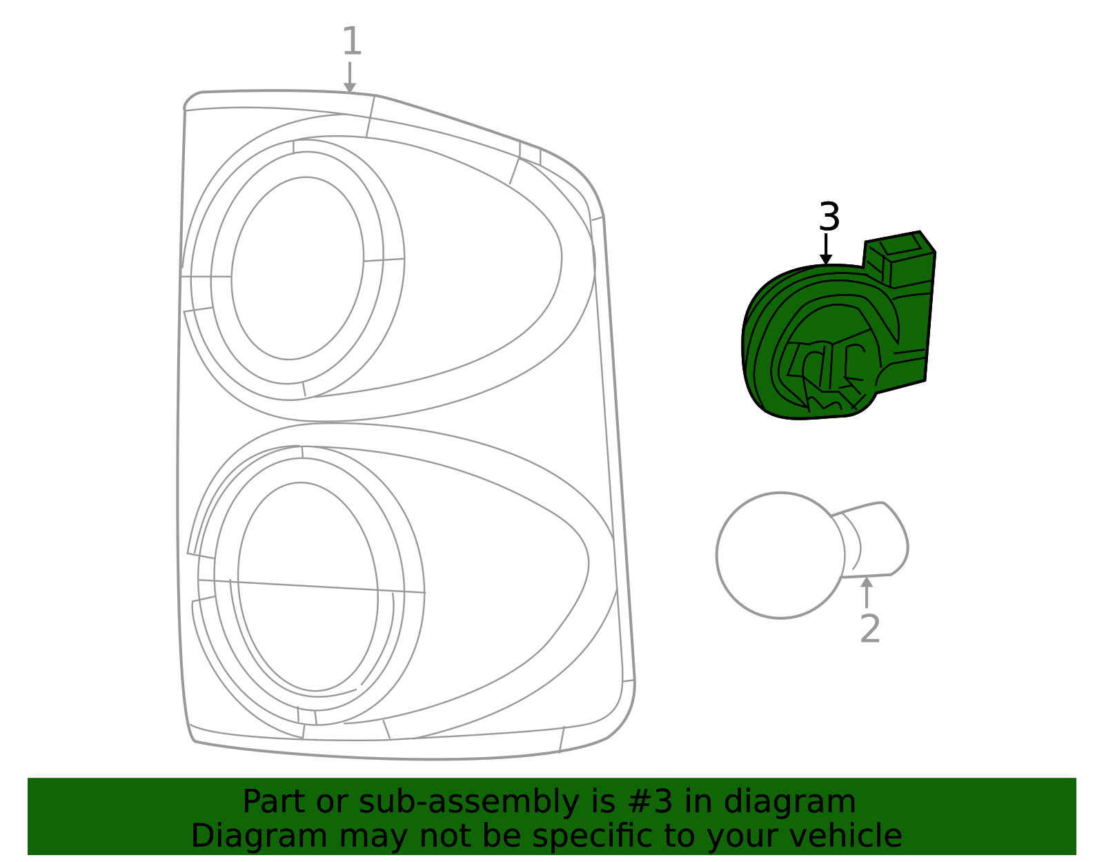 1990-2011 Mopar Cornering Light Socket 68060364AB | Mopar Parts Canada