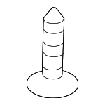 99907333909 - Body: Headliner Screw for Porsche: 718 Cayman, 911, Cayman Image