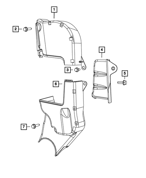 Timing Belt/Chain and Cover and Balance Shaft for 2015 Dodge Dart #1