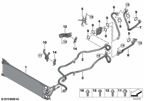 Oil Cooler / Circuits for 2019 BMW X5 45eX #0