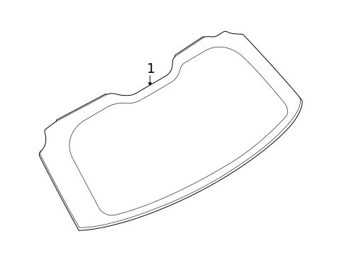 Glass - Lift Gate for 2022 Land Rover Range Rover Velar #0