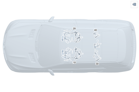 Seat Wiring Harness for 2025 Mercedes-Benz EQE 500 SUV #0