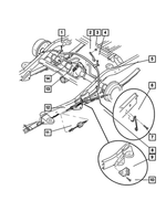 52009648AG - : Parking Brake Cable, Right for Mopar Image
