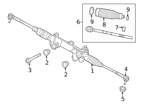 Steering Gear & Linkage for 2013 Ram 2500 #1