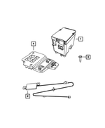 68067455AD - Electrical: Antenna Bracket for Mopar Image