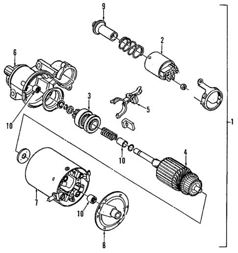 Starter for 1994 Chevrolet Camaro #0