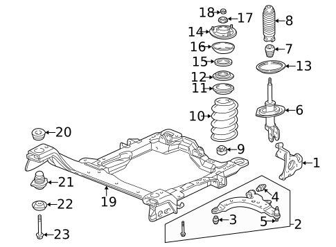 Shocks & Struts for 2007 Buick Terraza #0