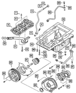 68027633AA - Engine 2.8L Four Cylinder (Turbo Diesel): Bolt for Mopar Image