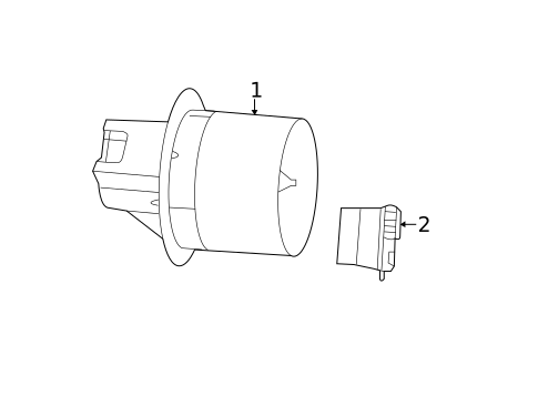 Blower Motor & Fan for 2019 Fiat 500 #0