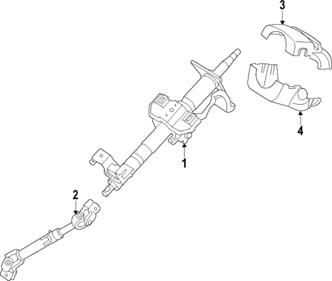 Steering Column for 2014 Kia Sedona #0