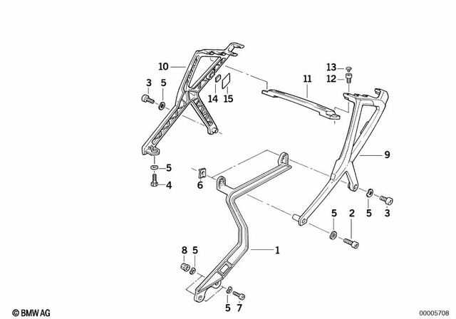 7129904259 - Frame and Mounting Parts: Oval-Head Screw with Anti-Rotation Lock - M6X35-8.8-zns3 for BMW-Motorrad Image