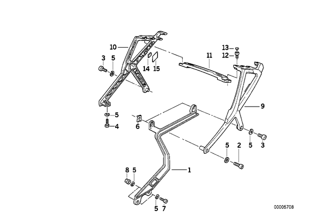 7129904259 - Frame and Mounting Parts: Oval-Head Screw with Anti-Rotation Lock - M6X35-8.8-zns3 for BMW-Motorrad Image