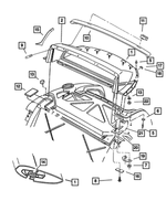4854330AA - Body Sheet Metal Except Doors: Sport Cap Panel for Dodge: Viper Image