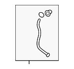 31369391 - : 2016-2021 Volvo Suction Hose for Volvo: S60, S90, V60, V60 Cross Country, V90, V90 Cross Country, XC60, XC90 Image