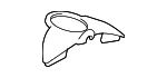 2306890198 - Body: Center Cover Gasket for Mercedes-Benz Image