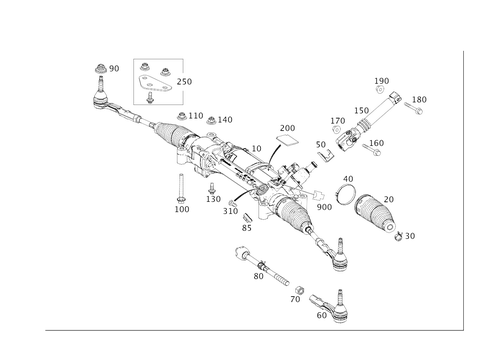 Steering Gear for 2019 Mercedes-Benz S63 AMG #0