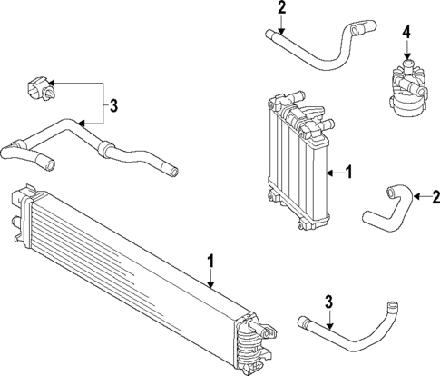 Radiator & Components for 2014 Audi A7 Quattro #3
