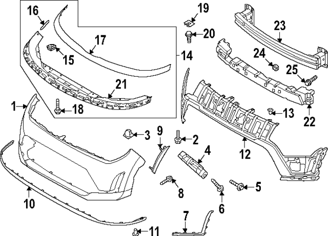 64900K0650 - : Impact Bar for Kia Image