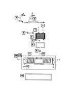68430012AD - Cooling: Oil Cooler Inlet Hose for Mopar Image