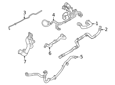 Hoses & Lines for 2023 Land Rover Defender 90 #0