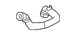LR152869 - : Upper Hose for Land Rover: Defender 110, Defender 90 Image