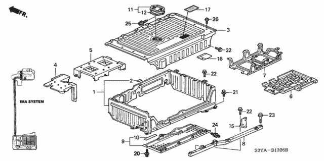 IMA Unit Case for 2005 Honda Insight #0
