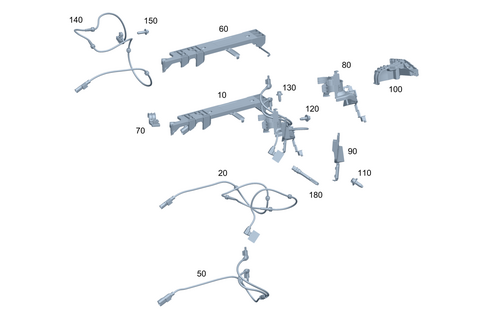 Front Axle Wiring for 2024 Mercedes-Benz GLE450e #0