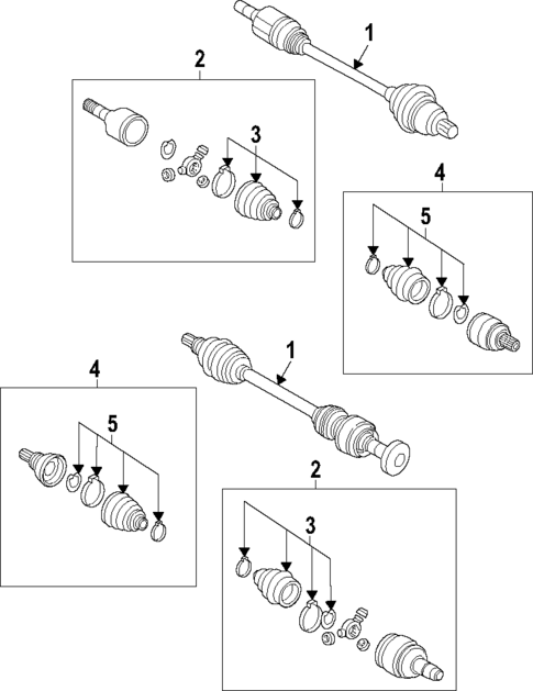 Axle Shafts & Joints for 2022 Audi Q3 #0
