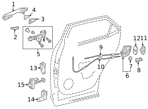 Front Door for 2018 Lexus RX450hL #2