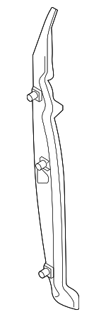 17A821112B - Body: End Plate for Volkswagen: Jetta Image