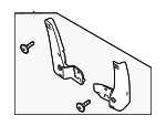 8P08T47100R1 - Body: Mud Flap for Honda Image