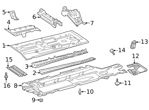 Floor & Rails for 2022 Mercedes-Benz GLB35 AMG #0
