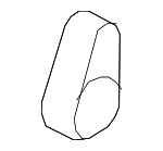 18307583940 - Exhaust: Center Muffler Insulator for BMW: M2, M3, M4, X5, X6 Image