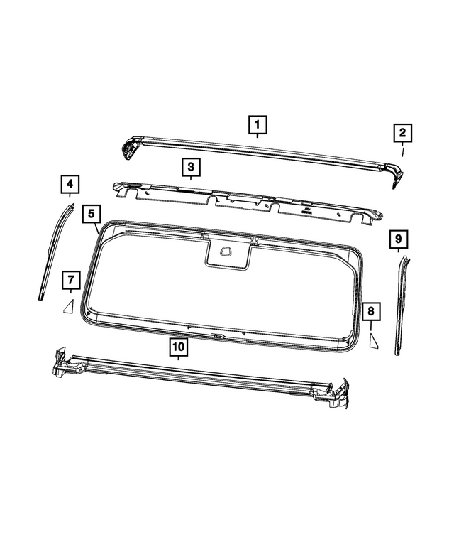 68623916AD - : Windshield for Mopar Image