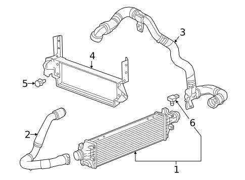 Intercooler for 2021 Chevrolet Trax #1