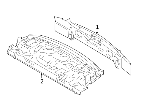 Rear Body for 2015 BMW 428i #1