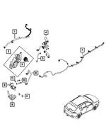 68480871AA - : Vapor Canister Hose for Mopar Image